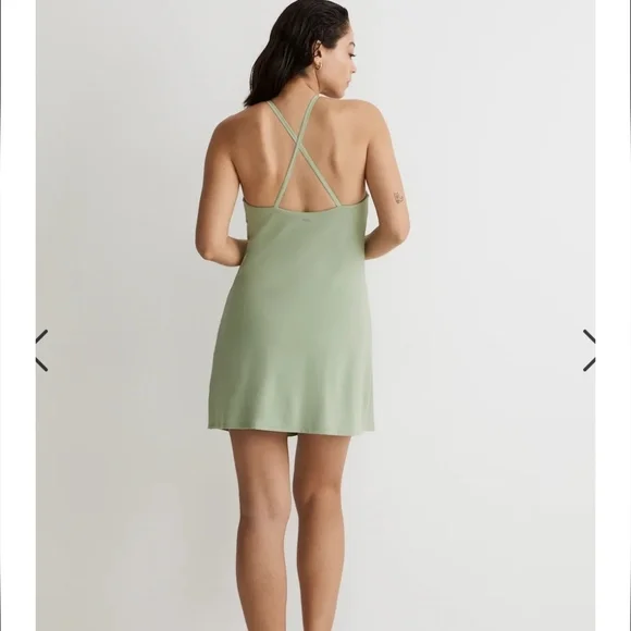 Madewell MWL Green Flex 2.0 Fitness Dress, Size S NWT - Picture 3 of 14